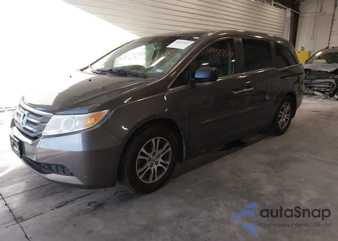 2011 Honda Odyssey Ex-L z USA, uszkodzony, nr VIN 5FNRL5H61BB038975
